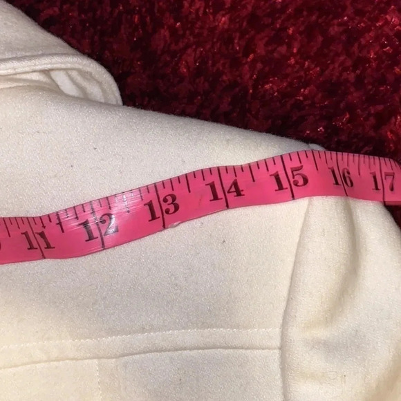 Vintage white wool blend  jacket 12 - Picture 11 of 14